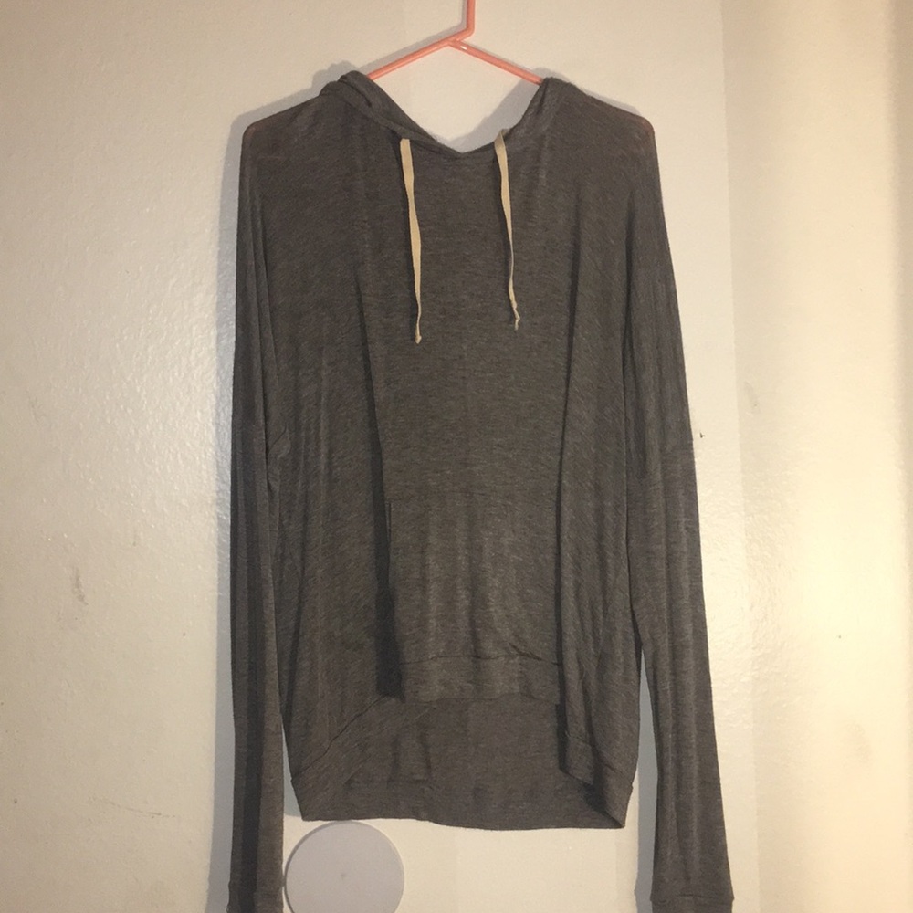 Grey hoodie from Brandy Melville